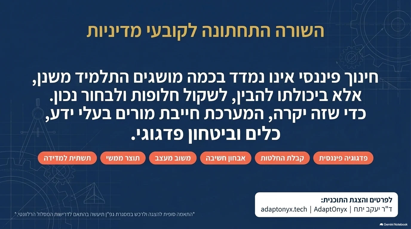 מצגת תכנית הכשרת המורים: שקף 15 מתוך 15